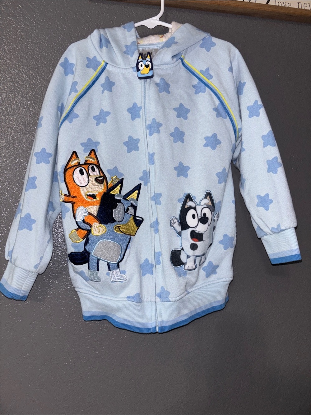 Bluey jacket with hoodie